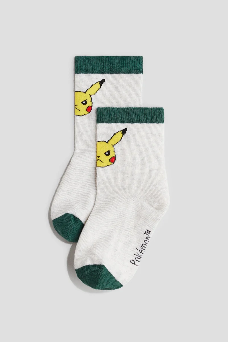 H&M 5-pack patterned socks